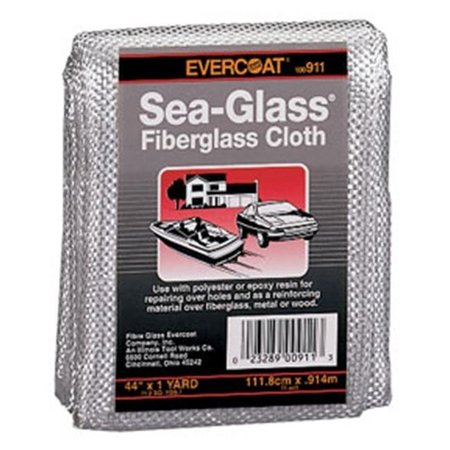 EVERCOAT Fibre Glass-Evercoat FIB-911 Fiberglass Cloth; 44 In. X 1 Yd. FIB-911